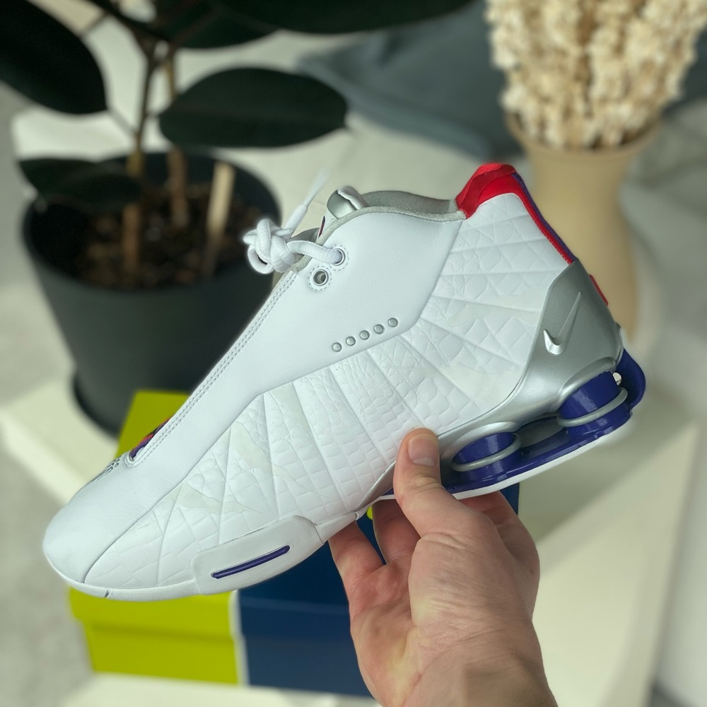❌SOLD❌🔴🟣🏀🦖 Nike Shox BB4 ‘Raptors’ 🦖🏀🟣🔴